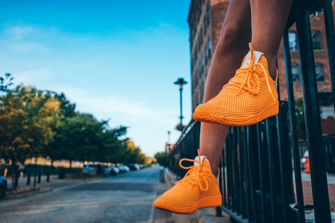 Photo yellow shoes